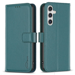 Etui z klapką do Samsung Galaxy A35 5G,BINFEN Wallet, zielone