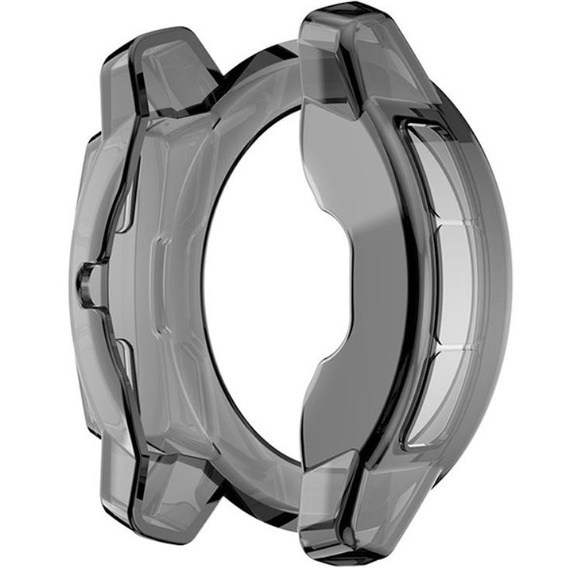 Etui TPU Case do Garmin Instinct, Przezroczyste Czarne