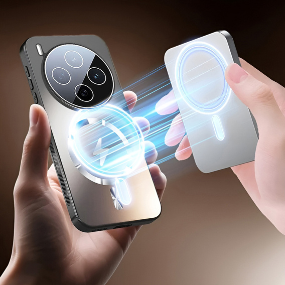 Etui ochronne do Vivo X300, do MagSafe, złote