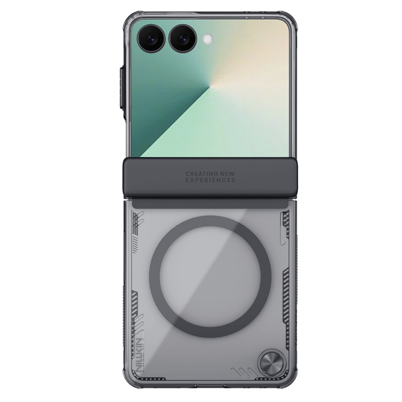 Etui do Samsung Galaxy Z Flip7 5G, pancerne Nillkin, Icelade Prop, do Magsafe, czarne