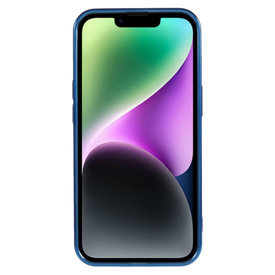Etui do iPhone 14, Electro MagSafe, niebieskie + Szkło na ekran