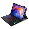 Etui z klawiaturą Bluetooth i touchpadem do Xiaomi Redmi Pad 2 – czarne