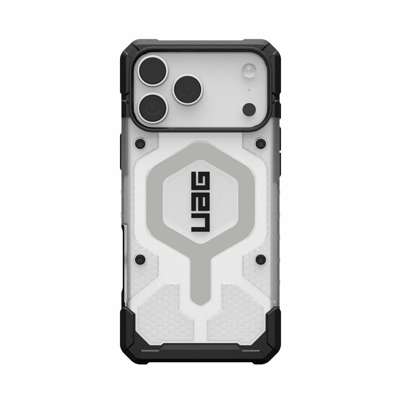 Etui Urban Armor Gear do iPhone 17 Pro Max, Pathfinder MagSafe, Ice/Silver