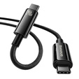 Baseus kabel Tungsten PD USB-C – USB-C 3,0 m, 240 W - czarny