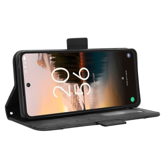 Etui z klapką do TCL 40 NxtPaper, Card Slot, czarne