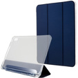 Etui do iPad 11" 2025 A16 (11 gen.) / iPad 10.9" 2022 (10 gen.), Pencil Hybrid, z miejscem na rysik, Granatowe