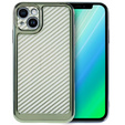 Etui do iPhone 14 Carbon Slim Case Obudowa, Zielone