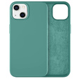Etui do iPhone 14 Plus, Silicone Lite, zielone
