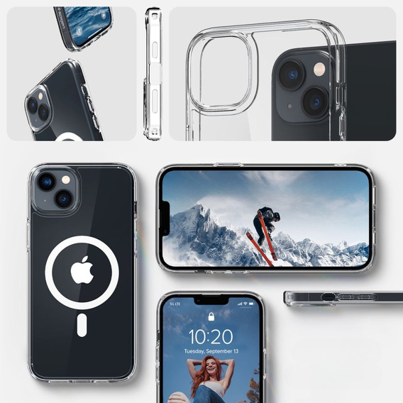 Etui Spigen do iPhone 14, Ultra Hybrid Mag MagSafe, White
