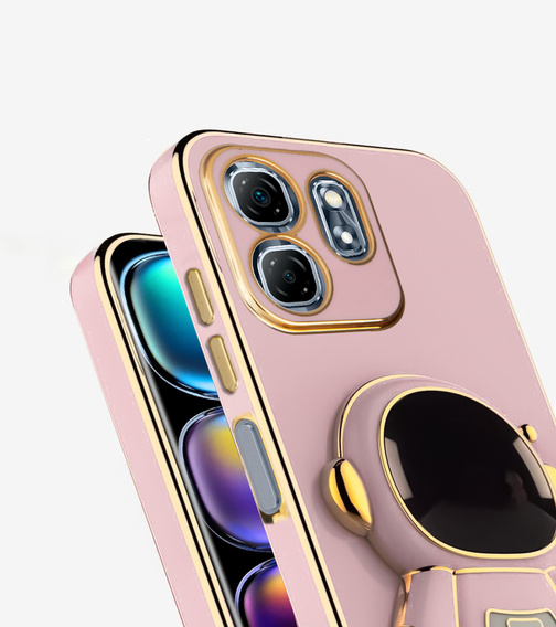 Etui do Infinix Hot 50i 4G, Astronaut, różowe