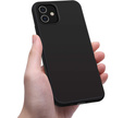Etui do iPhone 12 Pro Max, Silicone Lite, czarne