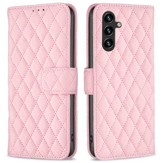 Etui z klapką do Samsung Galaxy A05s, Wallet, BINFEN COLOR, różowe