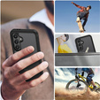 Etui do Samsung Galaxy S24 FE, Shockproof, z folią, czarne