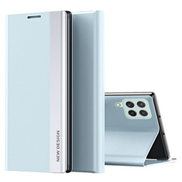 Etui z klapką do Samsung Galaxy M53 5G, Side Magnetic, jasnoniebieskie
