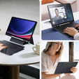 Etui z klawiaturą do Samsung Galaxy Tab S9+ Plus / S9 FE+ Plus / S10+ Plus, Dux Ducis DK Series, czarne