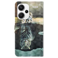 Etui z klapką do Xiaomi Redmi Note 13 Pro+, Wallet, Cat & Tiger