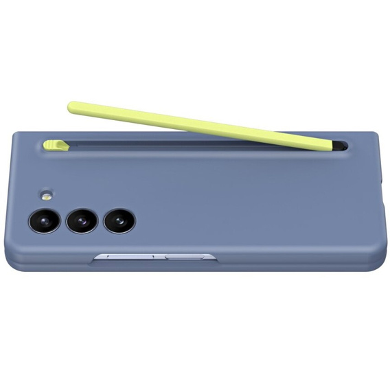 Etui do Samsung Galaxy Z Fold6 5G, ze szkłem i rysikiem, niebieskie / zielone