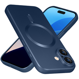 Etui do iPhone 16, ColorMag, do MagSafe, granatowe