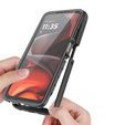 Etui do Motorola Moto G56 5G, Shockproof, z folią, czarne