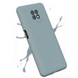 Etui do Xiaomi Redmi Note 9T 5G, Silicone Lite, lawendowo szare