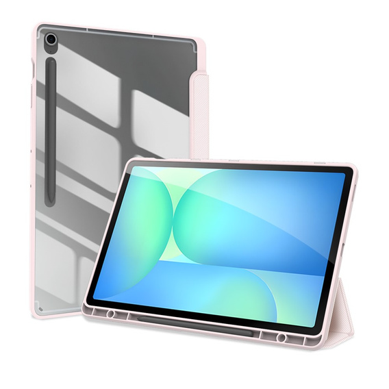 Etui Dux Ducis Toby Series do Samsung Galaxy Tab S10 FE+ Plus – różowe