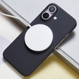Etui do iPhone 16, 600D Aramid Fiber Cover, czarne