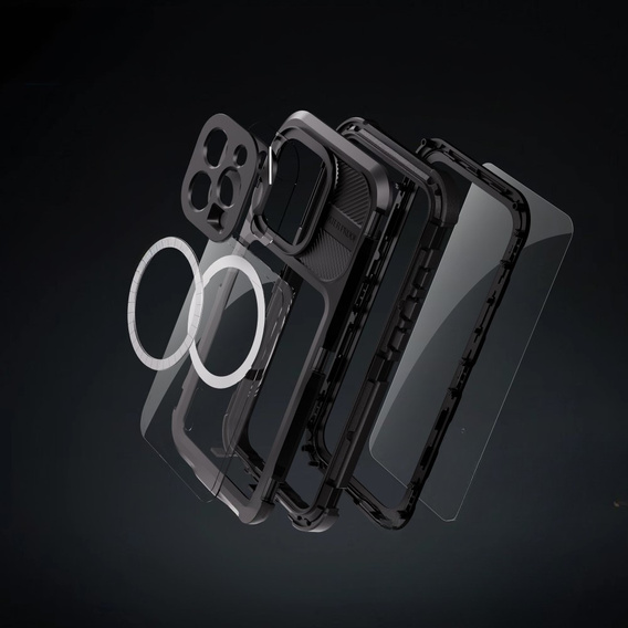 Etui Wodoszczelne IP68 do iPhone 16 Pro, SHELLBOX MagSafe, do pływania