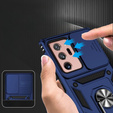 Etui pancerne do Samsung Galaxy Note 20 Ultra, CamShield Slide, niebieskie