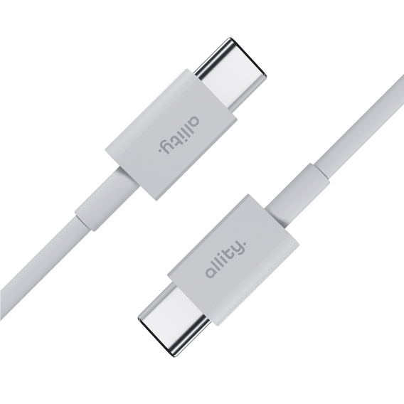 Allity AUC-03 USB-C – USB-C 1.0 m 60W, szybkie ładowanie - biały 
