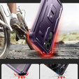 Etui pancerne do Samsung Galaxy S23, Dexnor Full Body (Two Frames), fioletowe