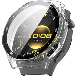 2w1 Etui + Szkło Hartowane do Huawei Watch GT 6 Pro 46mm, Przezroczyste