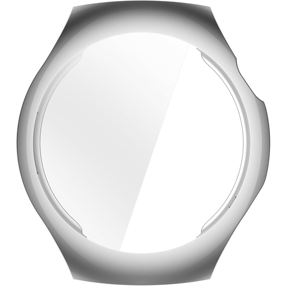 2w1 Etui z Osłoną na ekran do Huawei Watch 5 42mm, Srebrne