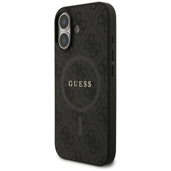 Etui GUESS do iPhone 17, 4G Ring Classic Logo, czarne