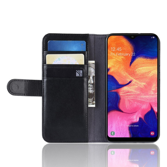 Etui z klapką do Samsung Galaxy A10, czarne