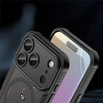 Etui pancerne do iPhone 17 Pro Max, do MagSafe, czarne