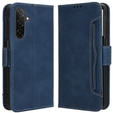 Etui z klapką do Samsung Galaxy A36 5G, Card Slot, granatowe