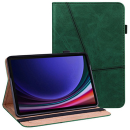 Etui do Samsung Galaxy Tab S9 / S9 FE / S10 FE, Classic, z miejscem na rysik, zielone