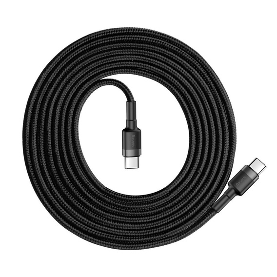 BASEUS Kabel USB PD60W/QC3.0 Type-C 200cm - Grey/Black