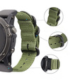 Pasek Nylonowy QuickFit 20mm do Garmin Fenix 5S/6S/7S/8 43mm, Zielony
