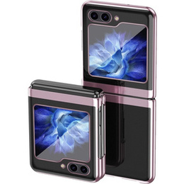Etui do Samsung Galaxy Z Flip7 FE / Z Flip6, PC Case, przezroczyste / różowe