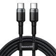BASEUS Kabel USB PD100W/QC3.0 Type-C 200cm - Grey/Black