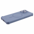 Etui silikonowe do iPhone 15 Pro Max, Magnetic, do MagSafe, niebieskie