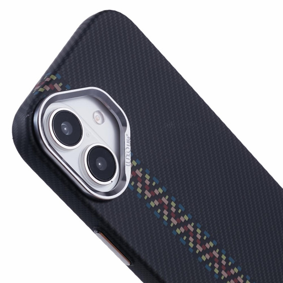 Etui do iPhone 16 Plus, Carbon Fiber MagSafe, czarne
