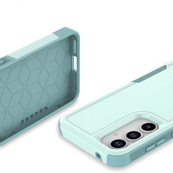 Etui pancerne do Samsung Galaxy A56 5G, Dual Shockproof, zielone