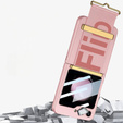 Etui do Samsung Galaxy Z Flip6 5G, Strap Cover, różowe