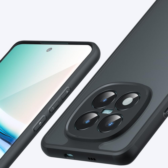 Etui do Xiaomi Redmi Note 15 Pro Plus 5G / Poco M8 Pro 5G, Fusion Hybrid, matowe czarne