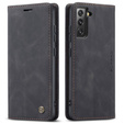 Etui CASEME do Samsung Galaxy S22+ Plus 5G, Leather Wallet Case, czarne