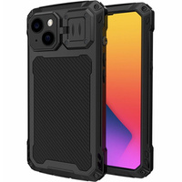 Etui do iPhone 14, CamShield Case, z podstawką, czarne