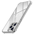 Etui do iPhone 16 Pro Max, Erbord Dropproof, przezroczyste + Szkło