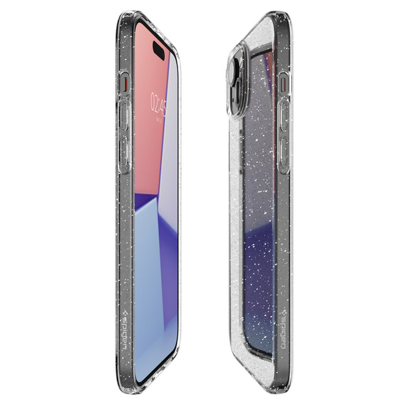 Etui Spigen do iPhone 15 Plus, Liquid Crystal Glitter, przezroczyste / brokatowe